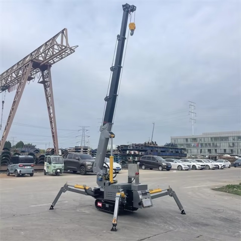 Компактный мини-кран-паук с ги – обзор и цена Heavy Equipment Lift